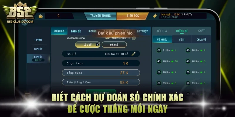 Biết cách dự đoán số chính xác để cược thắng mỗi ngày