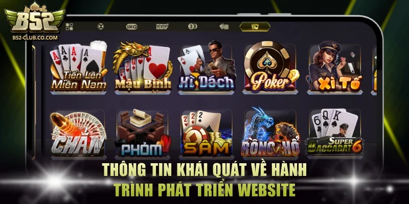 Thông tin khái quát về hành trình phát triển website